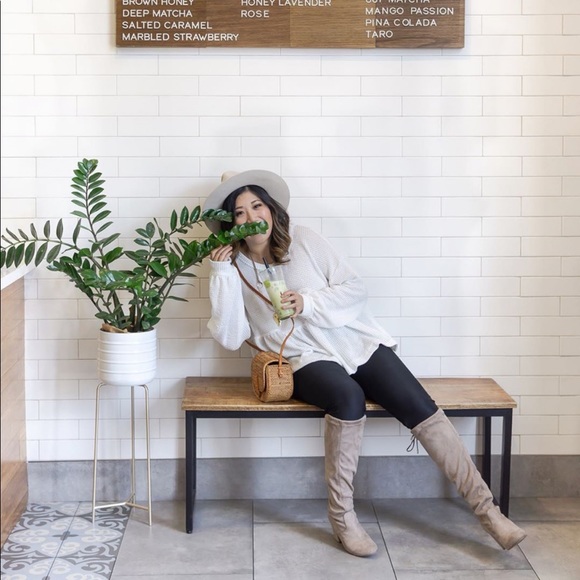 VICI: Roast Marshmallows Thermal Peplum Top - Picture 3 of 3